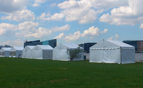Eventtelte ved Islands Brygge